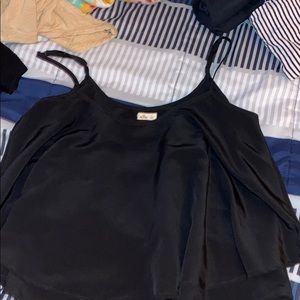 Black tank top